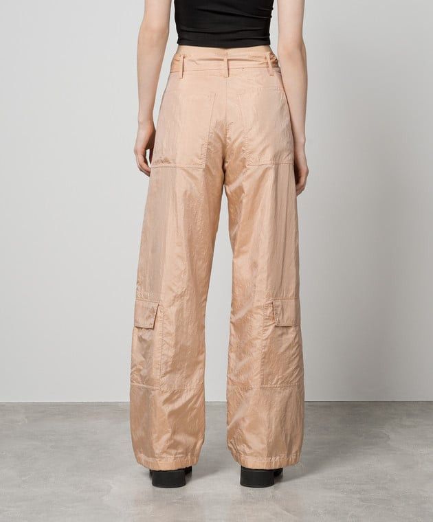 Jil Sander o1w1db10825 Cargo Pants in Beige Size 26" / US 2 / IT 38 - 4 Thumbnail