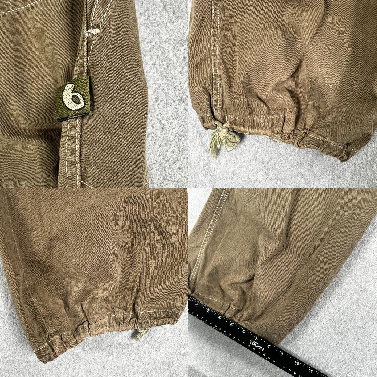 Vintage VINTAGE Buggirl Pants Womens L Brown Jogger Stretch Baggy Fit 32 In Inseam Casual 10-12 Size 36" / US 14 / IT 50 - 9 Thumbnail