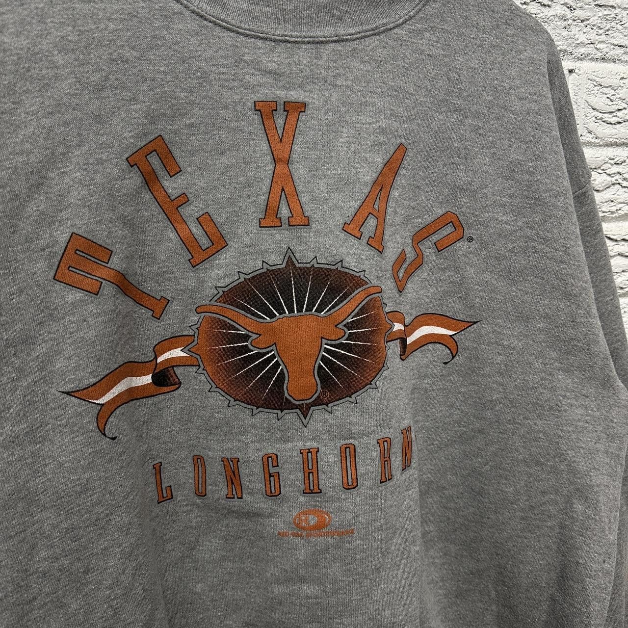 Vintage Vintage 90s Texas Longhorns Sweatshirt XL Size US XL / EU 56 / 4 - 3 Thumbnail