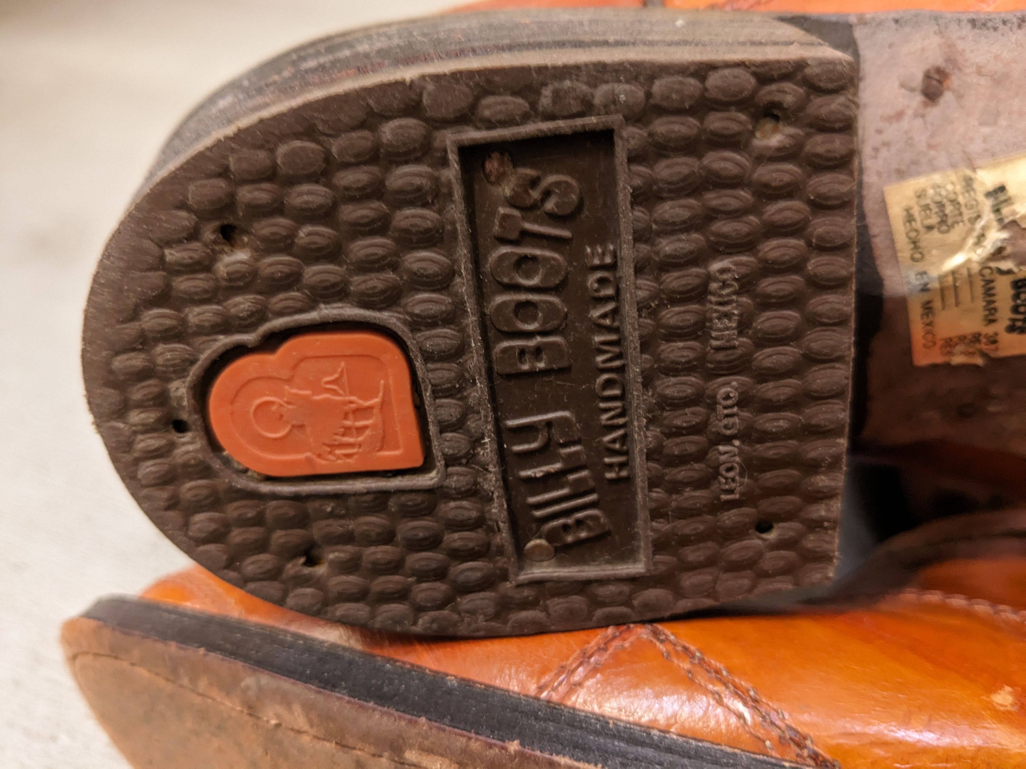 Vintage Cowboy Boots Brown Size 10 Eel Leather Botas Mexico Size US 10 / EU 43 - 18 Thumbnail