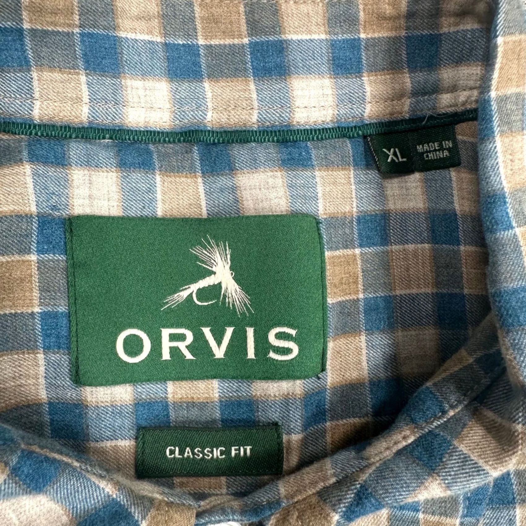 Orvis Orvis Classic Gingham Button Down Shirt Mens XL Long Sleeve Size US XL / EU 56 / 4 - 3 Thumbnail