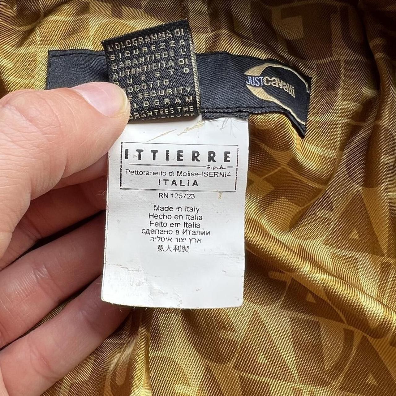 Roberto Cavalli Roberto Cavalli 'Just Cavalli' Suede Jacket Sheepskin Collar Size S / US 4 / IT 40 - 6 Thumbnail