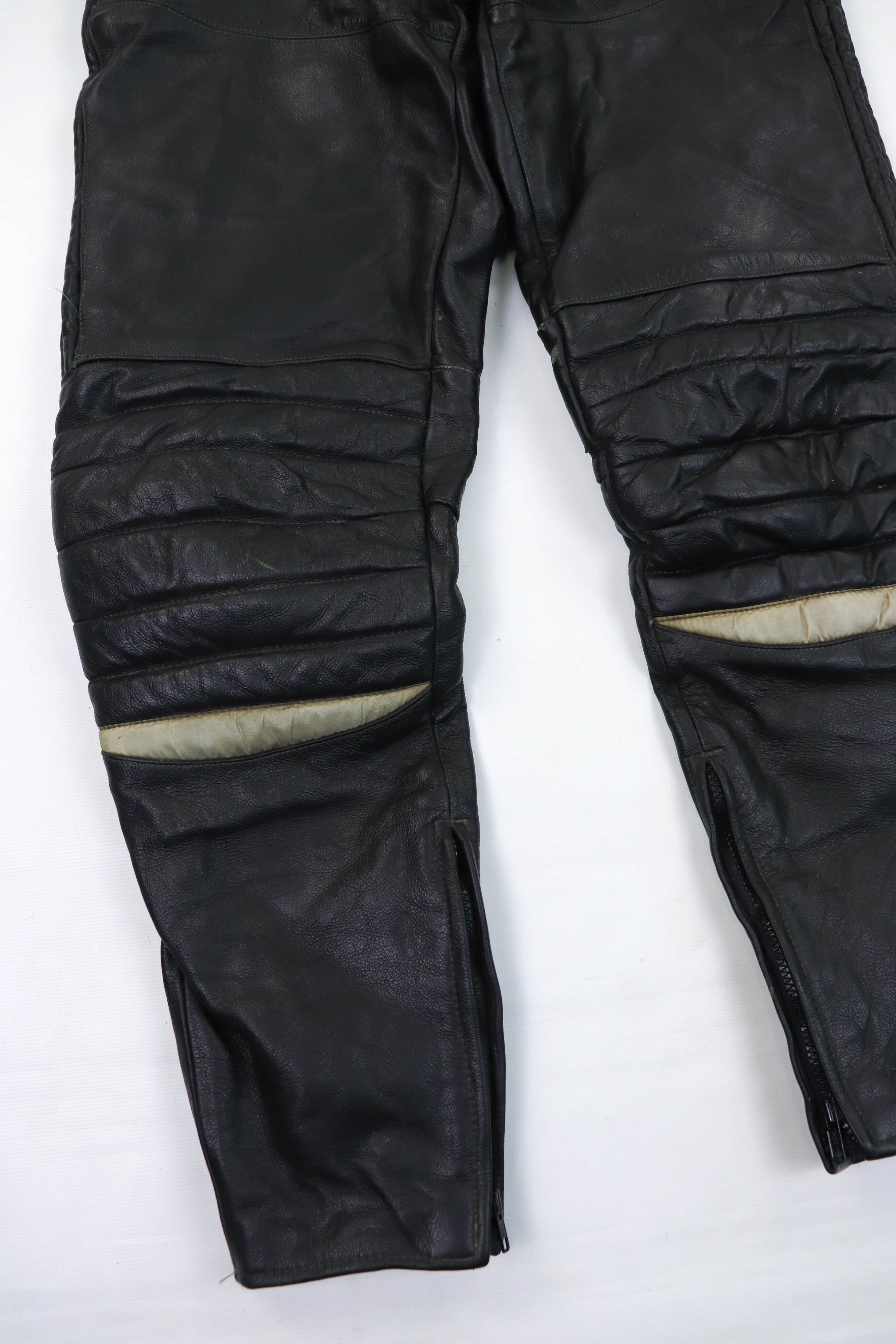 Hein Gericke 00s Vintage TAKAI Leathers Hein Gericke Leather Biker Pants Size US 38 / EU 54 - 6 Thumbnail
