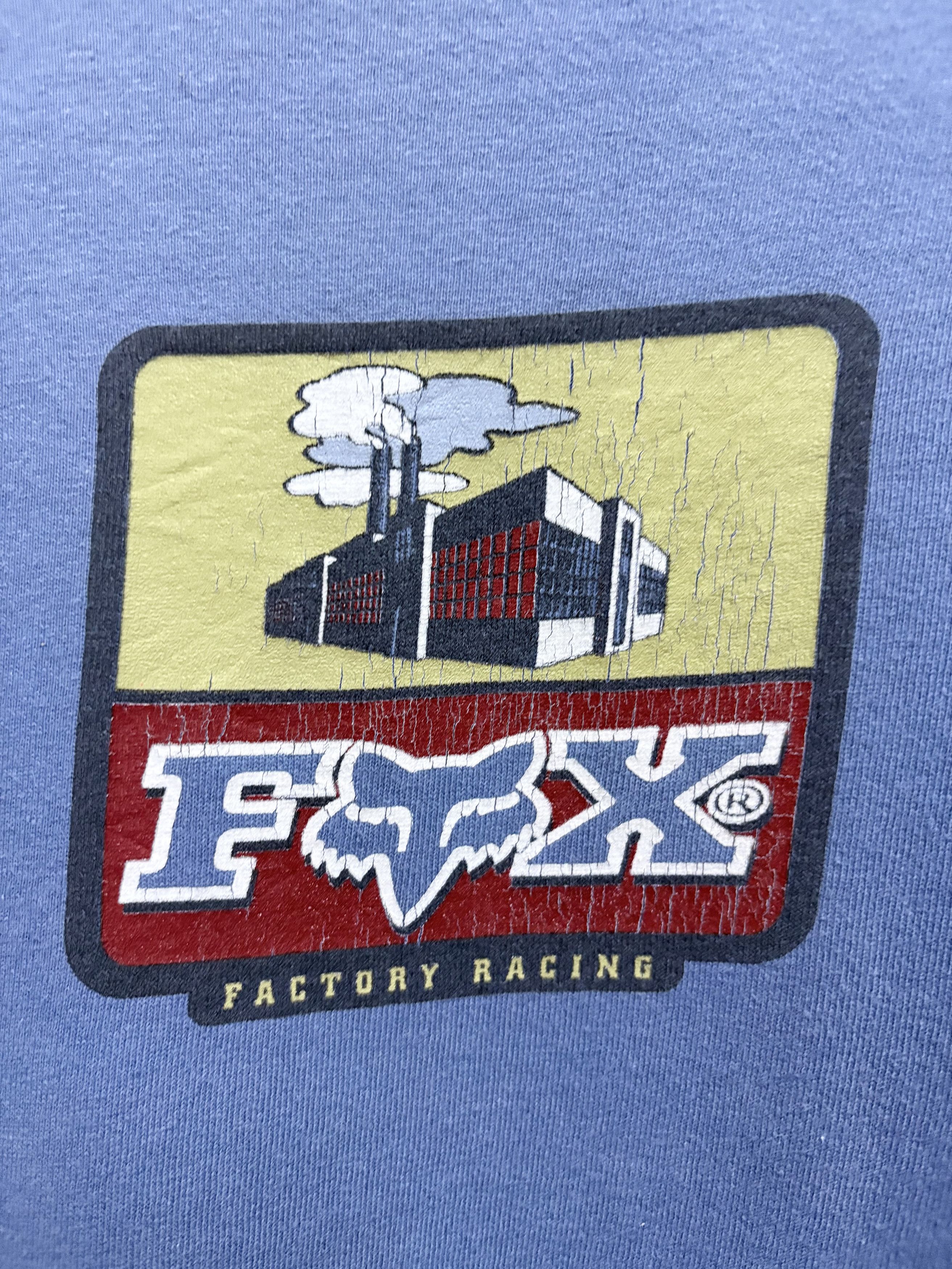 Fox Racing Vintage 90's Fox Factory Racing Motocross " Sick ! " T-Shirt Size US XL / EU 56 / 4 - 6 Thumbnail
