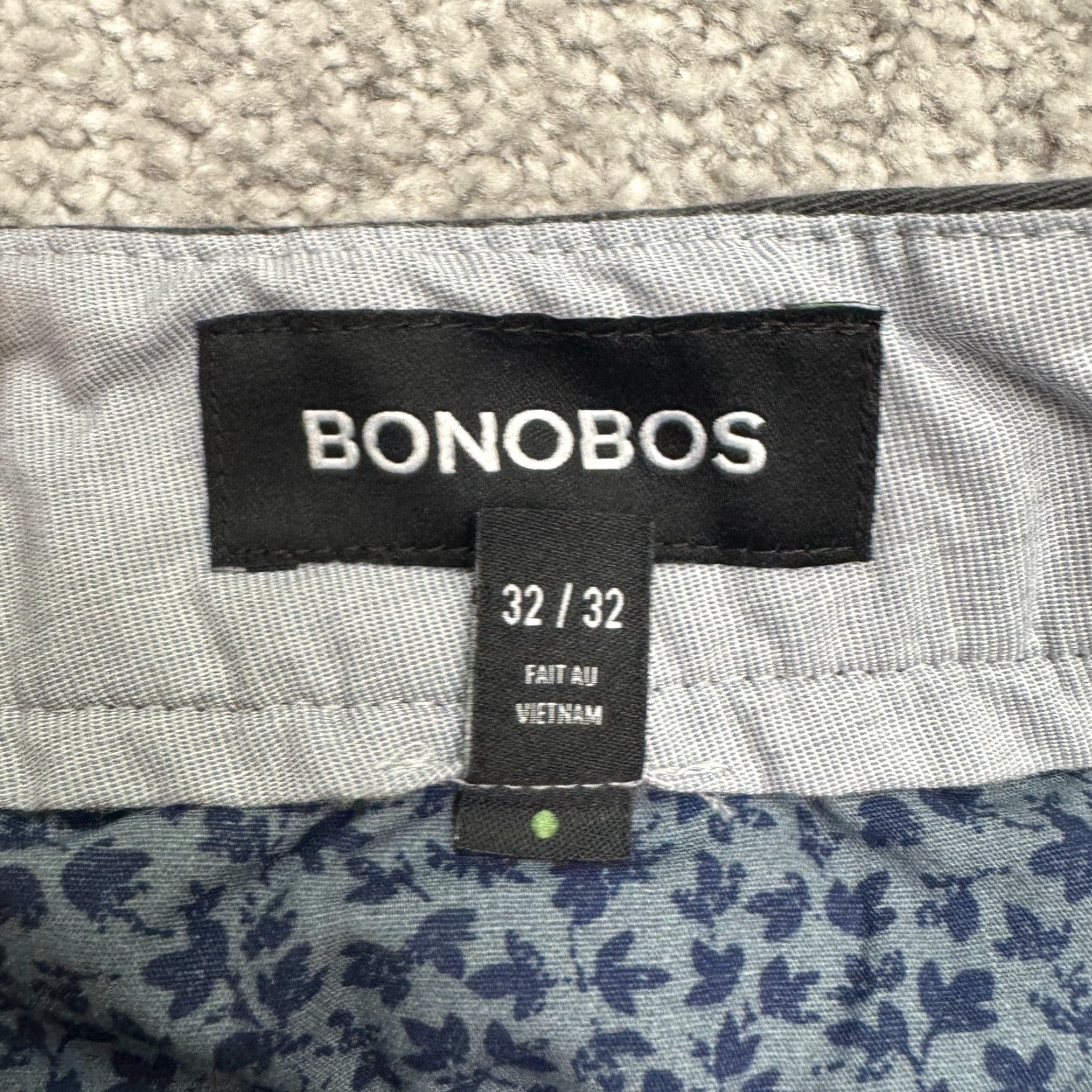 Bonobos Bonobos Slim Taper Chino Pants Mens 32x32 Charcoal Gray Straight Leg Stretch Size US 32 / EU 48 - 7 Thumbnail