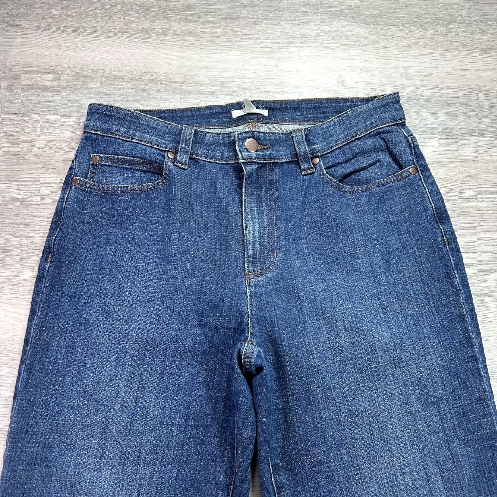 Eileen Fisher Eileen Fisher Jeans Womens 18 Blue Mid Rise Straight Denim Size 40" / US 18 - 3 Thumbnail
