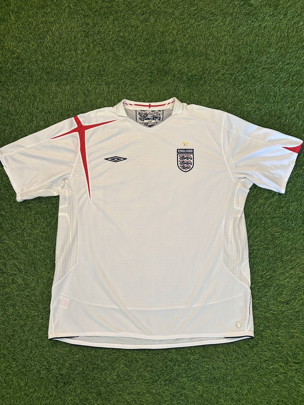 Umbro 2006 england home world cup football vintage rare size 3XL Size US XXL / EU 58 / 5 - 1 Thumbnail