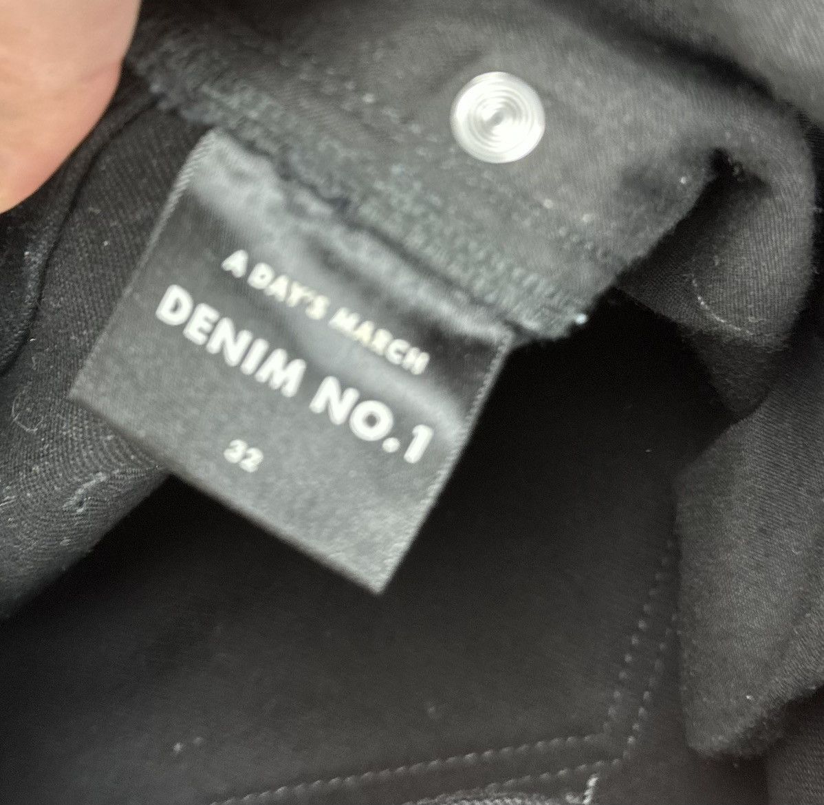 A Day's March A Days March Basic Black Denim Jeans Pants Size US 32 / EU 48 - 10 Thumbnail