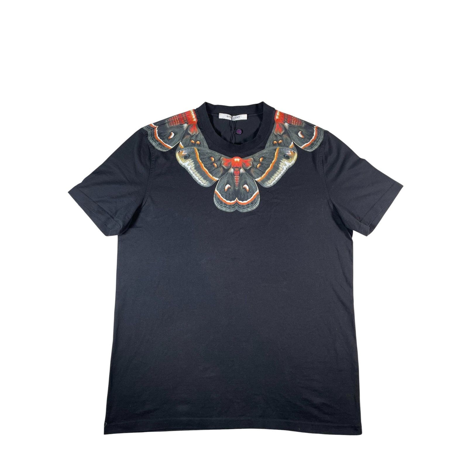 Givenchy 'Butterfly' Black Tee