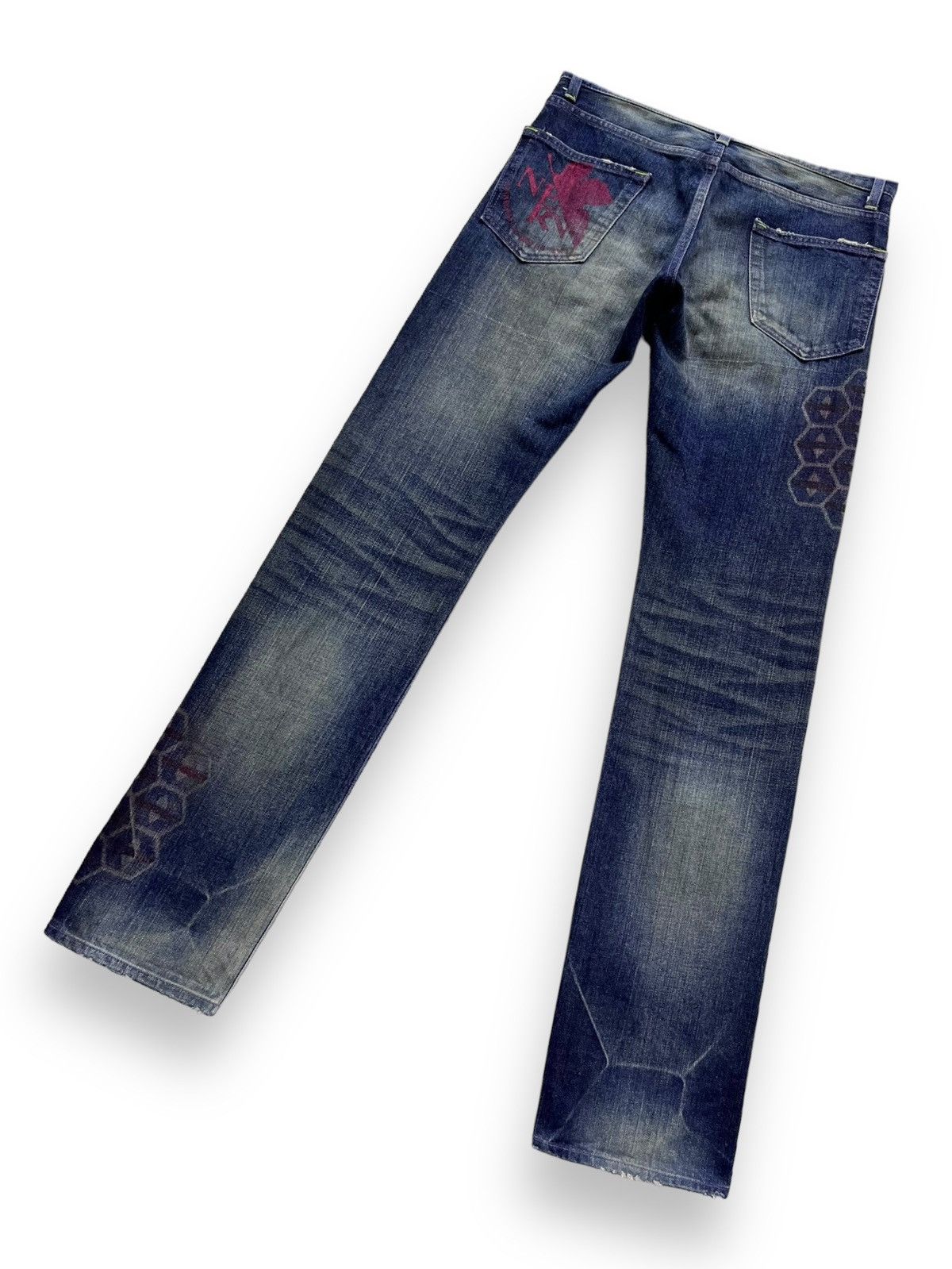 Anime 🔥EVANGELION NERV New Theatrical Version x COSPA JPN Denim Size US 30 / EU 46 - 5 Thumbnail
