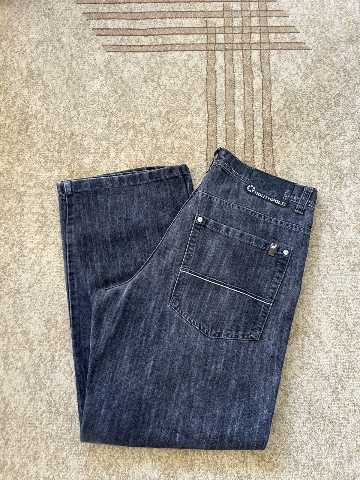 Southpole Vintage Southpole Baggy Brown Tab Jeans Size US 36 / EU 52 - 1 Thumbnail