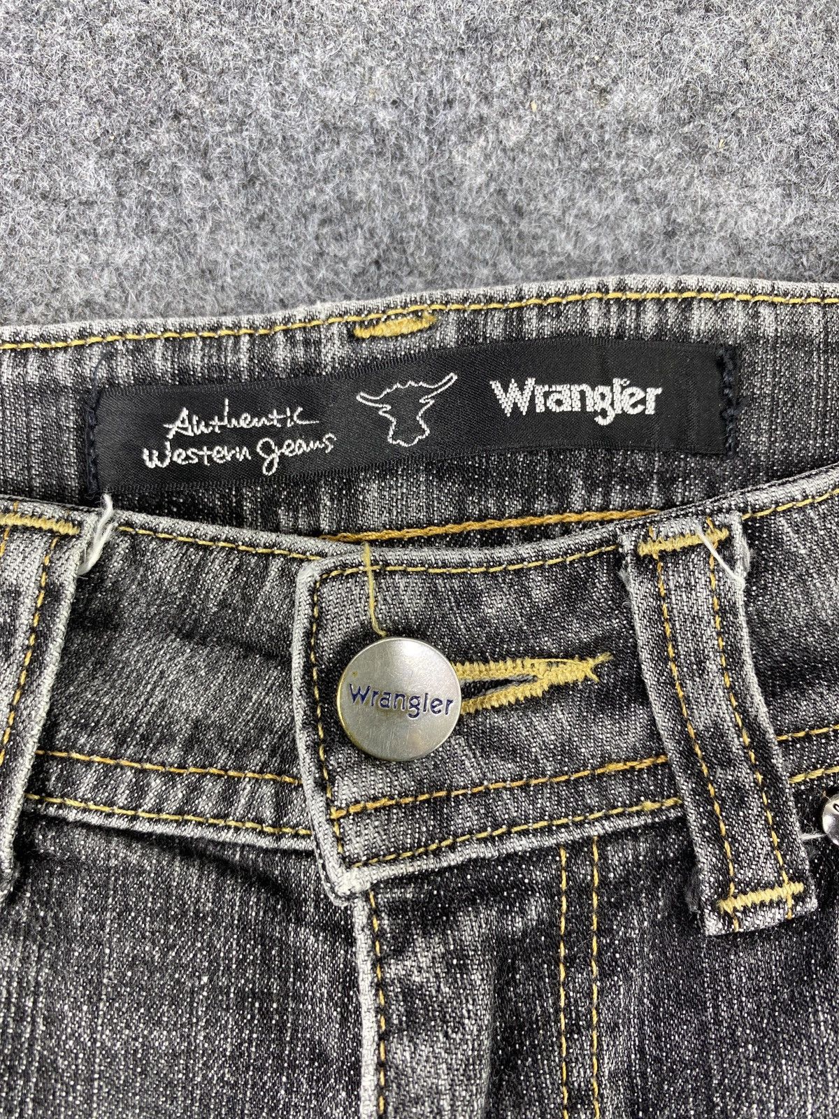 Jean × Vintage × Wrangler Vintage Wrangle Grey Wash Flare Jeans - J985 Size 26" / US 2 / IT 38 - 5 Thumbnail