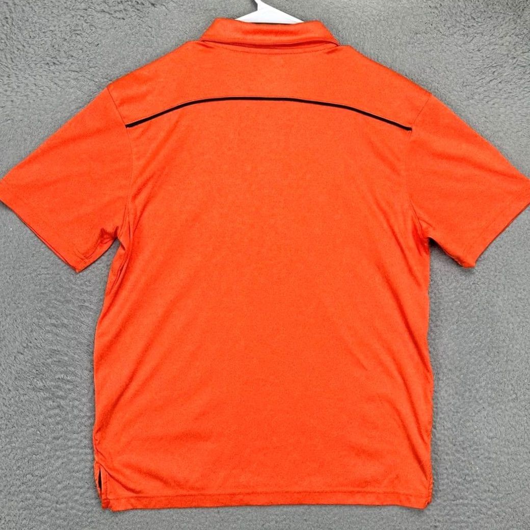 Vintage Miami Hurricanes Polo Shirt Orange Adult Small Rugby Mens Colosseum Performance Size US S / EU 44-46 / 1 - 3 Thumbnail