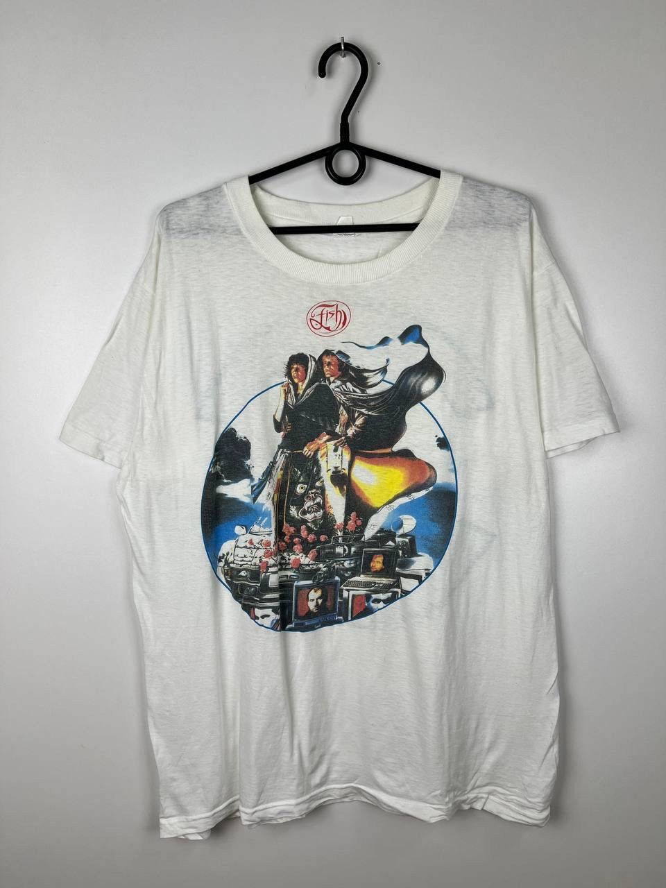 Vintage Fish Wilderness Of Mirrors 1990 band vintage tee ize XL Size US XL / EU 56 / 4 - 1 Thumbnail