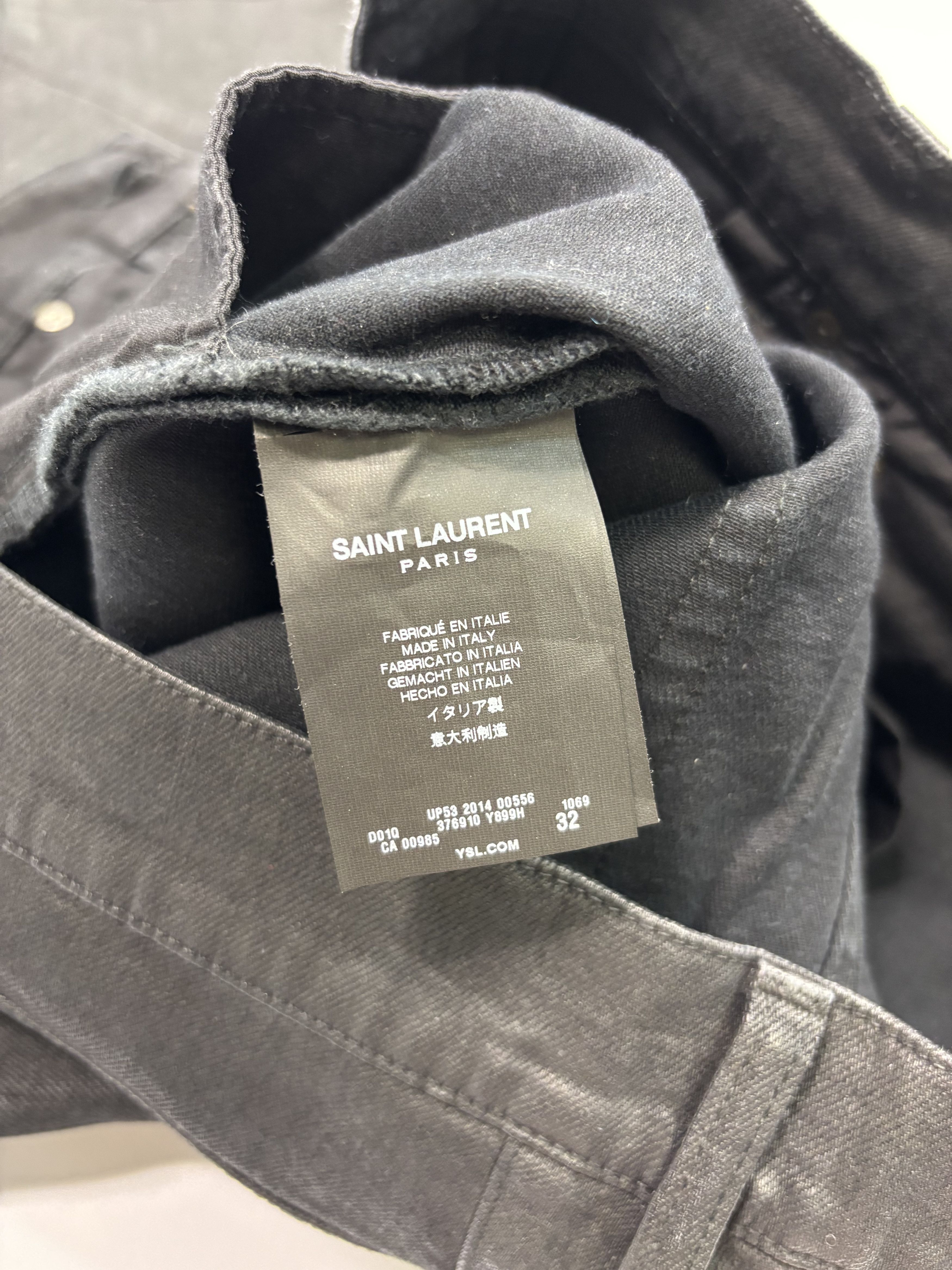 Saint Laurent Paris Saint Laurent Black Pants Size US 32 / EU 48 - 3 Thumbnail
