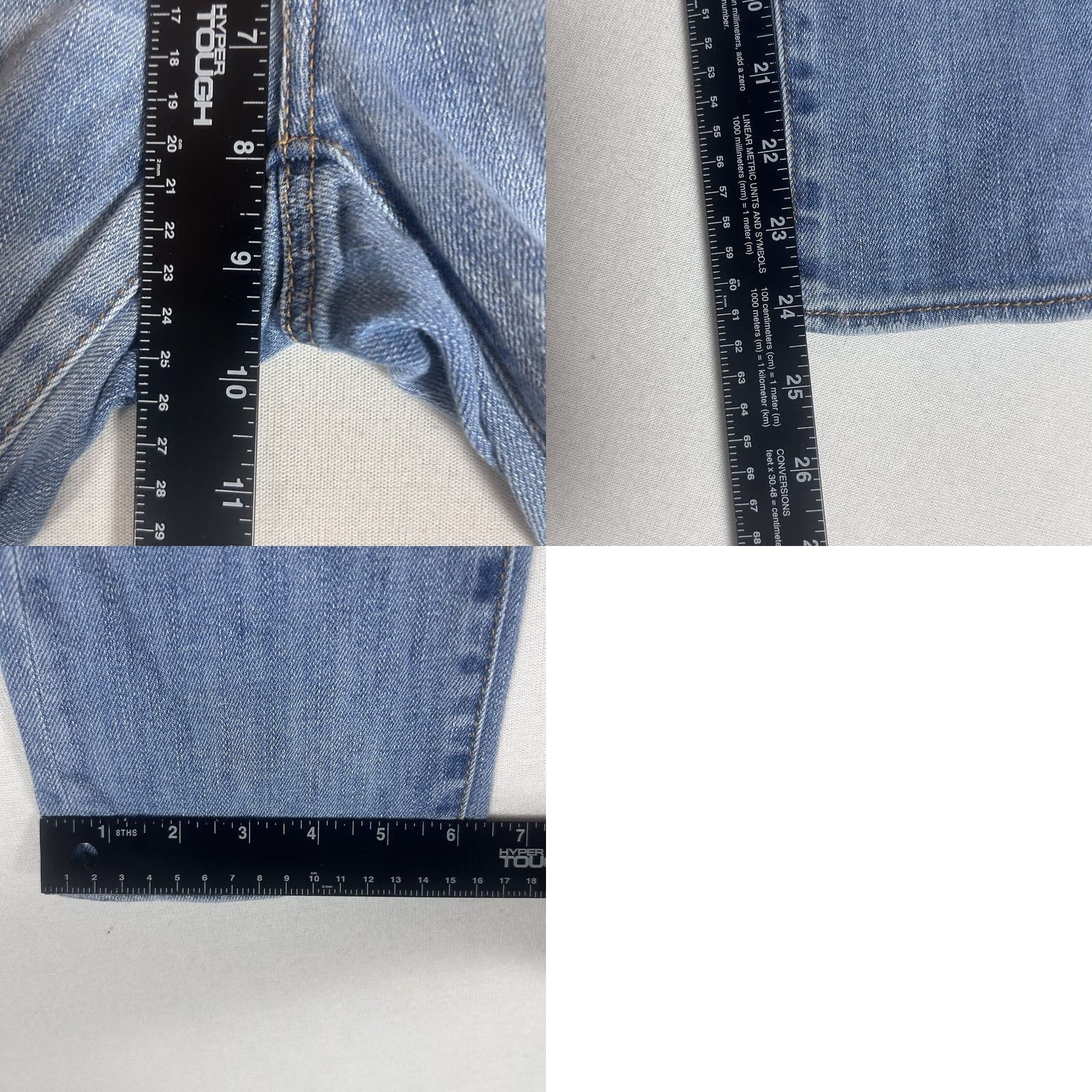 American Eagle Outfitters American Eagle Artist Crop Stretch Jeans Women's Size 0 Regular Light Wash AEO Jeans Size 25" / US 0 / IT 36 - 8 Thumbnail