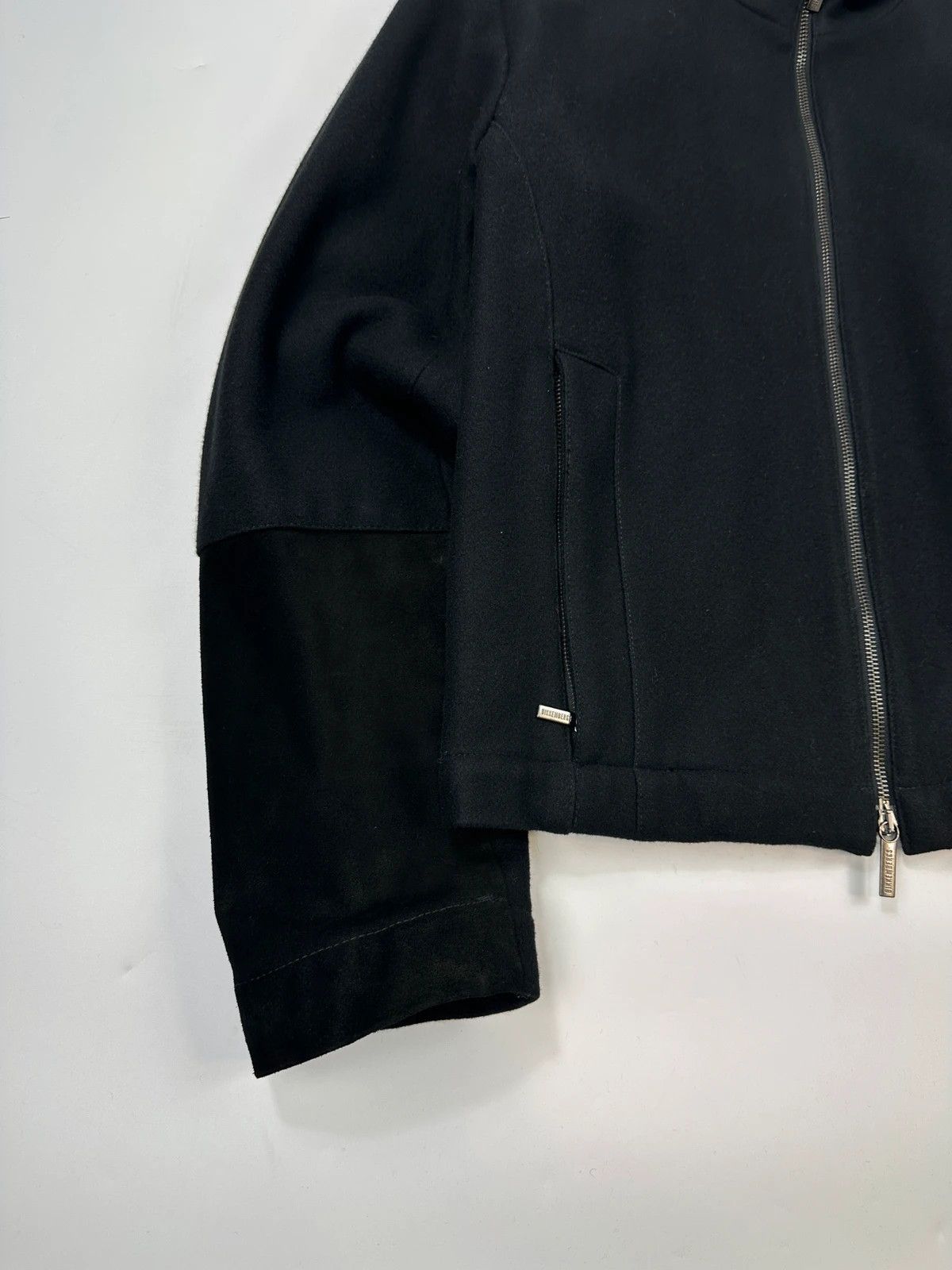 Dirk Bikkembergs Dirk Bikkembergs 00’s Black Wool & Leather Jacket Size US M / EU 48-50 / 2 - 4 Thumbnail
