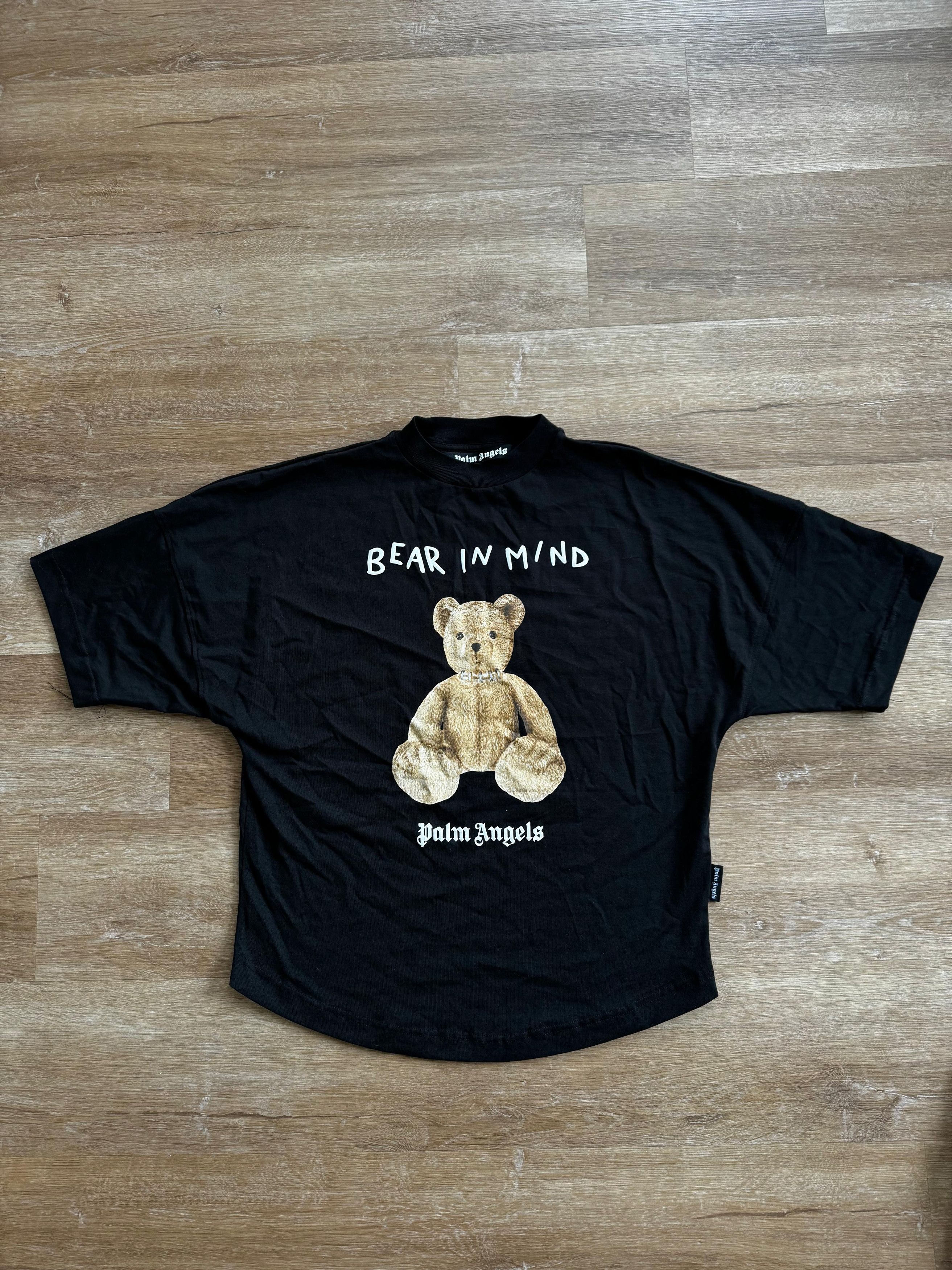 Palm Angels CC000021 Bear In Mind T-Shirt in Black Size US M / EU 48-50 / 2 - 1 Thumbnail