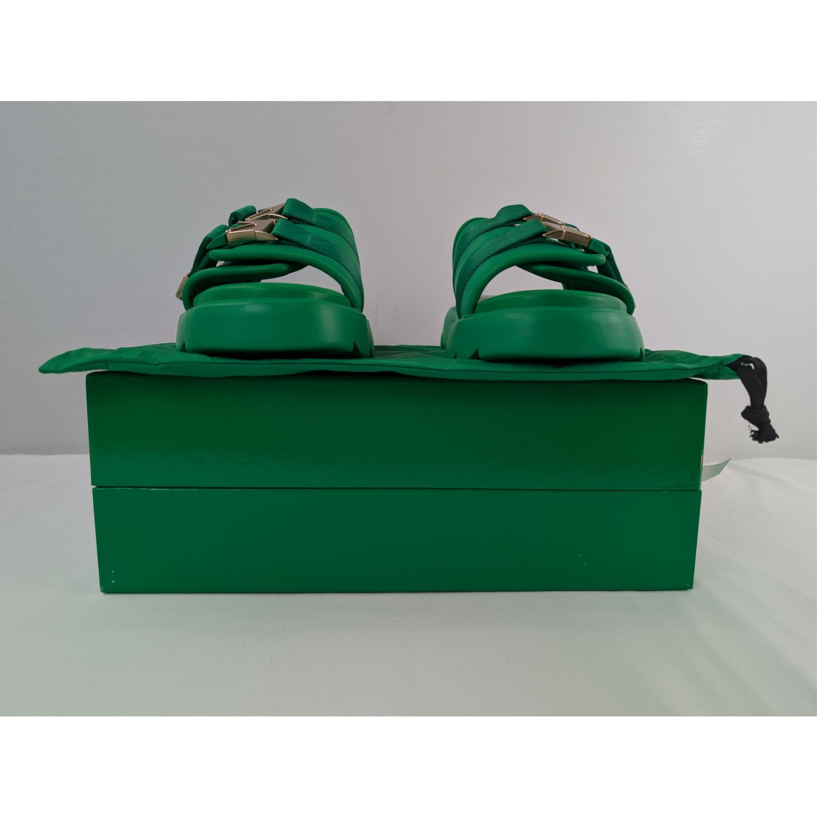 Bottega Veneta o1rshd1 Bomber Flash Sandal in Grass/Green Size US 12 / EU 45 - 17 Thumbnail