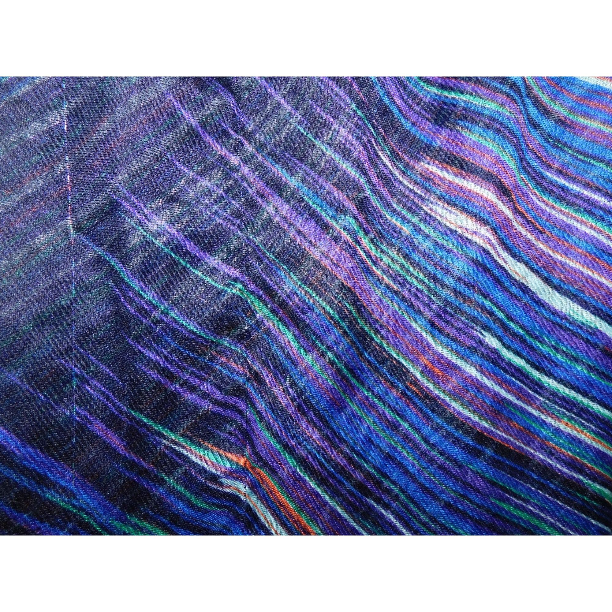 Apt. 9 Apt. 9 Blue Rainbow Rain Abstract Infinity Scarf Size ONE SIZE - 2 Thumbnail