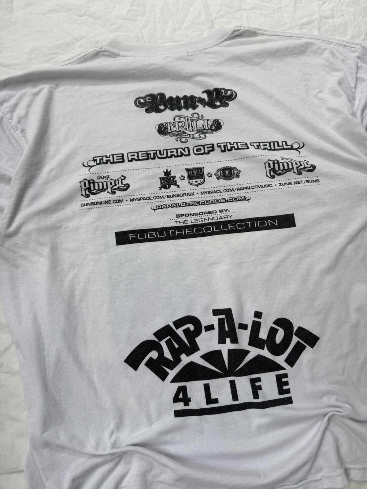Rap Tees Vintage Y2K Rap Alot Fubu Bun B Rap T shirt Rare Size US XL / EU 56 / 4 - 8 Thumbnail