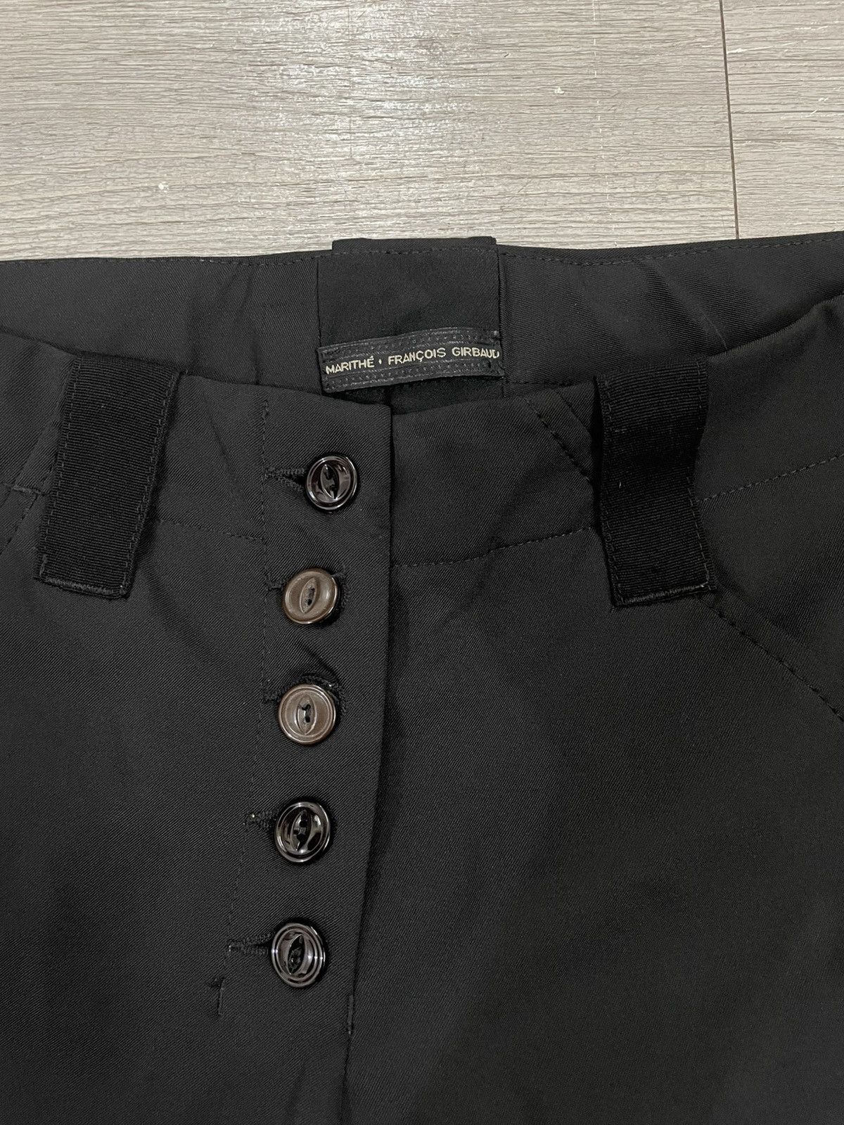 Marithe + Francois Girbaud Marithe Francois Gibraud Black Pants Size 27" / US 4 / IT 40 - 2 Thumbnail
