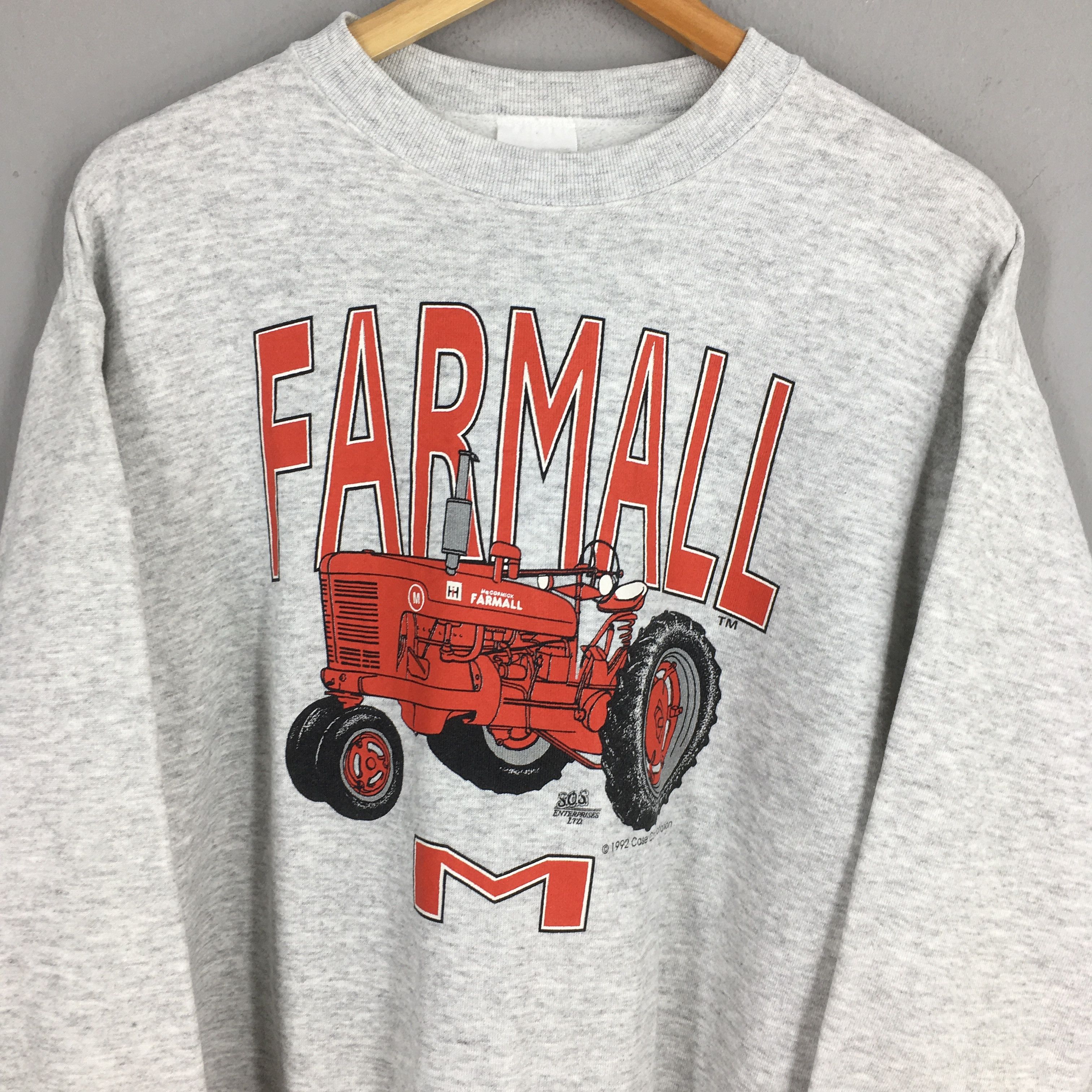 Tultex Vintage Farmall McCormick 560 Tractor Sweatshirt Large Size US L / EU 52-54 / 3 - 2 Thumbnail