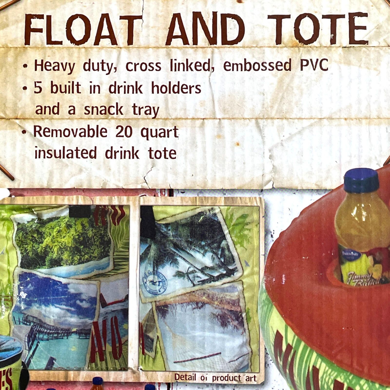 Other Margaritaville Float Cooler 5 Cup Holders NIB Pool Lake Size ONE SIZE - 4 Thumbnail