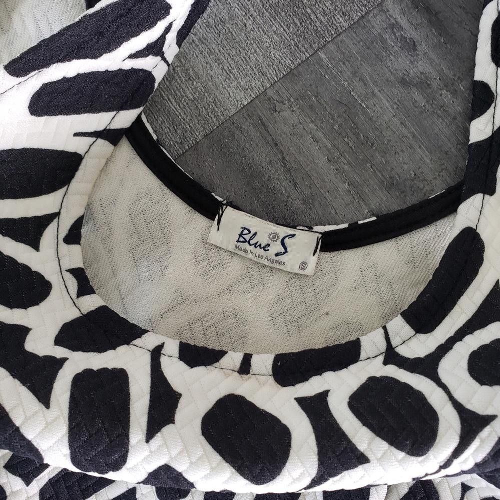 Designer White Black Belt Detailed BS Midi Size S / US 4 / IT 40 - 3 Thumbnail