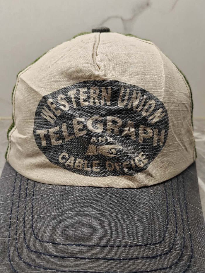 Japanese Brand Vintage Western Union Telegraph & Cable Office Distressed Size ONE SIZE - 3 Thumbnail