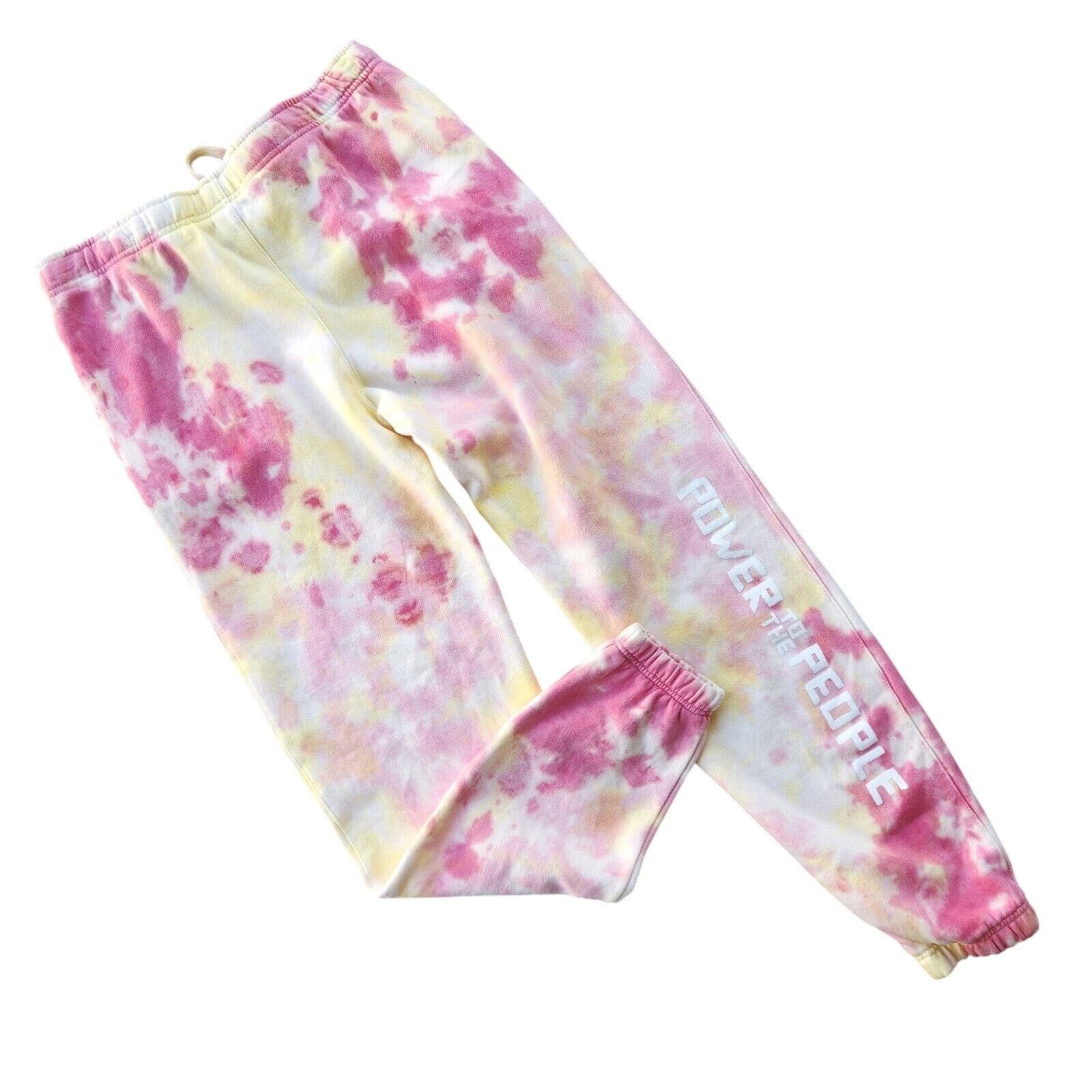 Cross Colours Cross Colours Women Pink Tie Dye Sporty Sweatpants Size L Size 33" - 5 Thumbnail