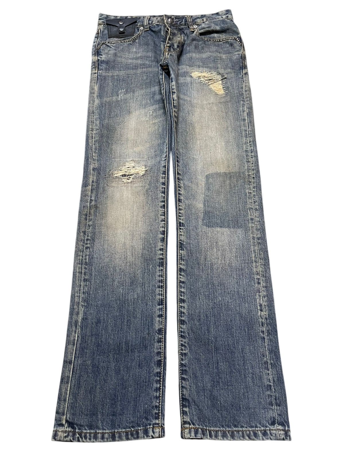 Replay Vintage Replay Blue Wash Distressed Style Jeans Size US 30 / EU 46 - 1 Thumbnail