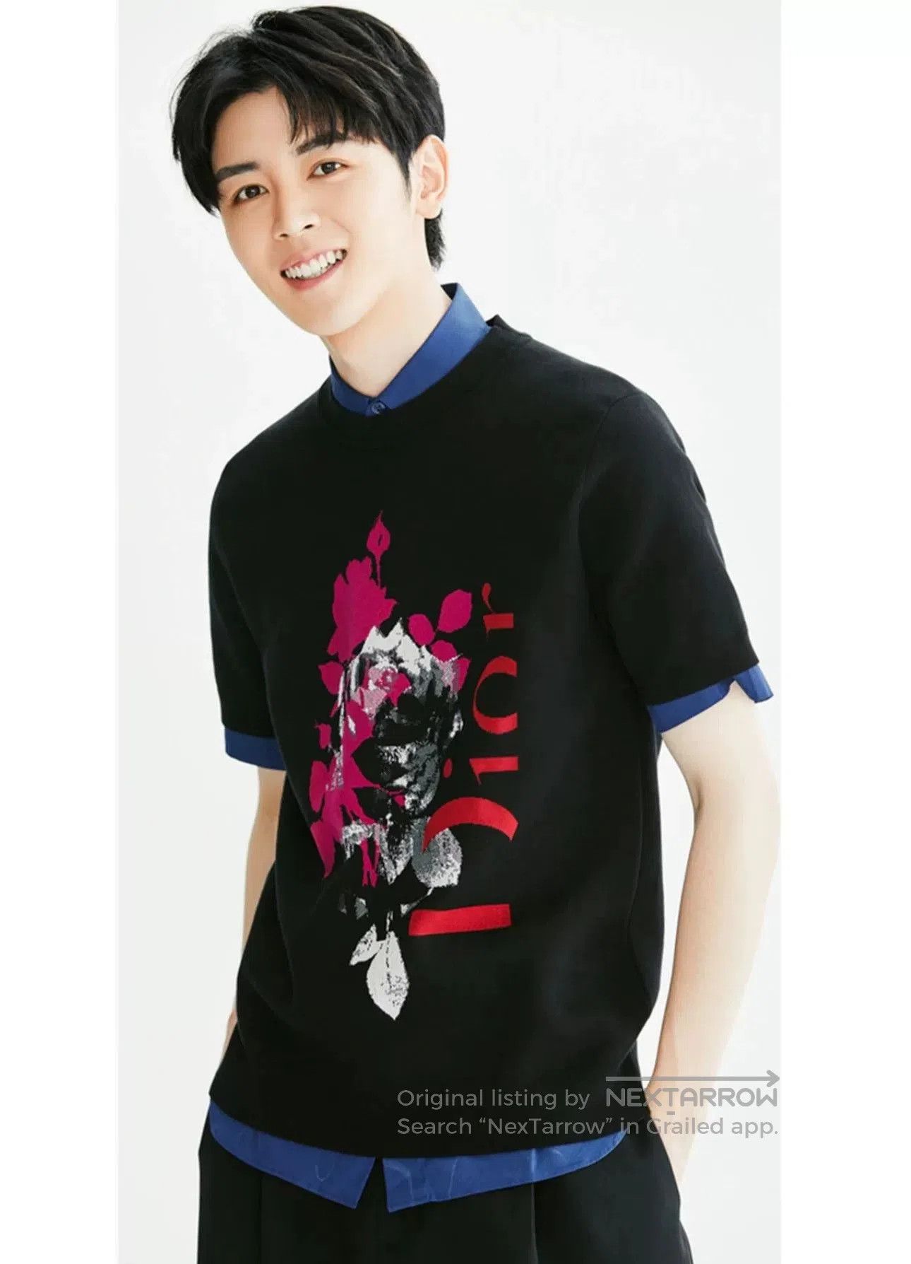 Japanese Brand Dior Women Black Short-Sleeve Tee XL. Size XL / US 12-14 / IT 48-50 - 2 Thumbnail