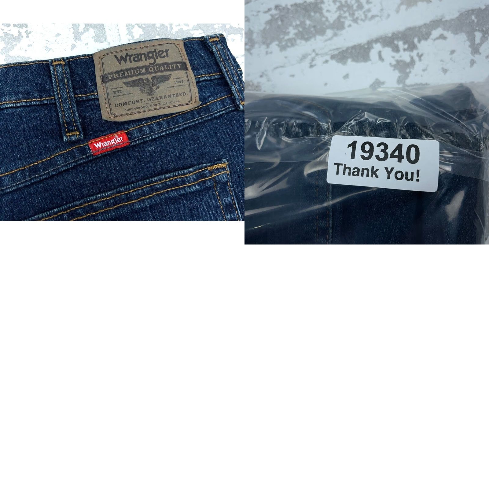 Wrangler Wrangler Jeans Men 38x30 Relaxed Fit Straight Leg Dark Wash Premium 5 Star Baggy Size US 38 / EU 54 - 9 Thumbnail