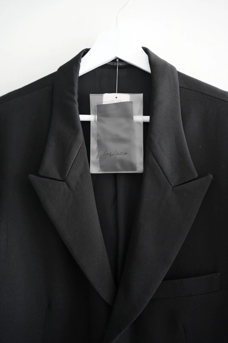 Yohji Yamamoto Yohji Yamamoto 20aw Wool suit with white armband-2505 Size US L / EU 52-54 / 3 - 3 Thumbnail