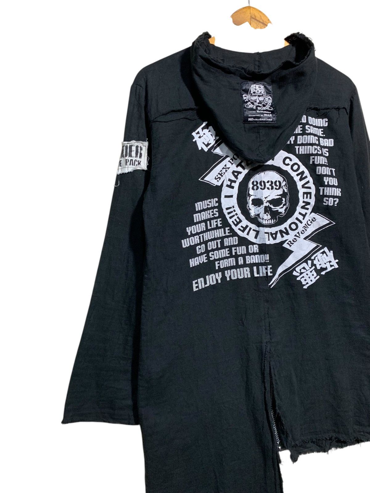 Japanese Brand 🔥SEX POT REVANGE PUNK HOODIE JACKETS MUSLIN Size US M / EU 48-50 / 2 - 7 Thumbnail