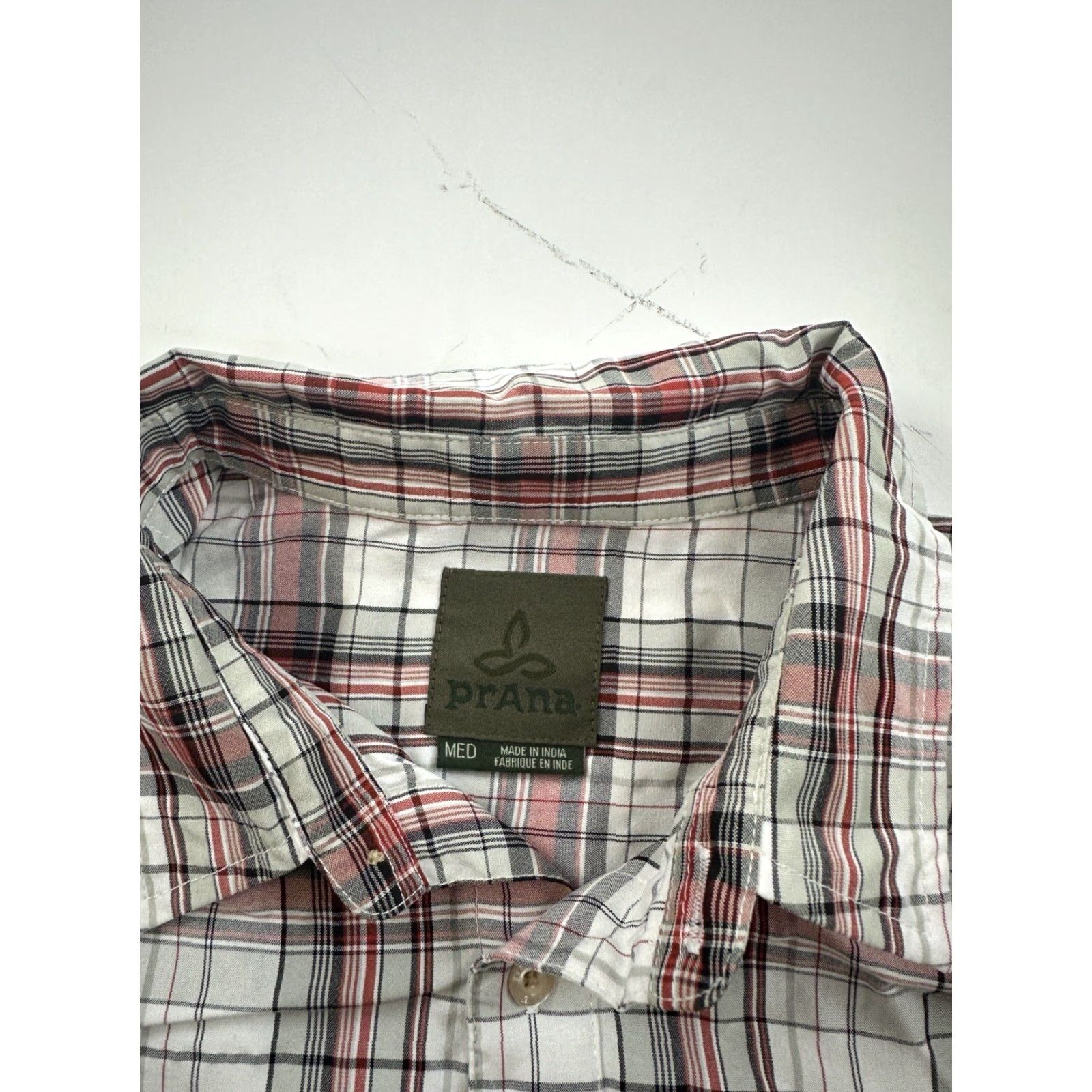 Prana Prana Shirt Mens Medium Plaid Short Sleeve Button-Up Multicolor Shirt Mens Button-Up Short Sleeve Plaid Prana Size US M / EU 48-50 / 2 - 3 Thumbnail