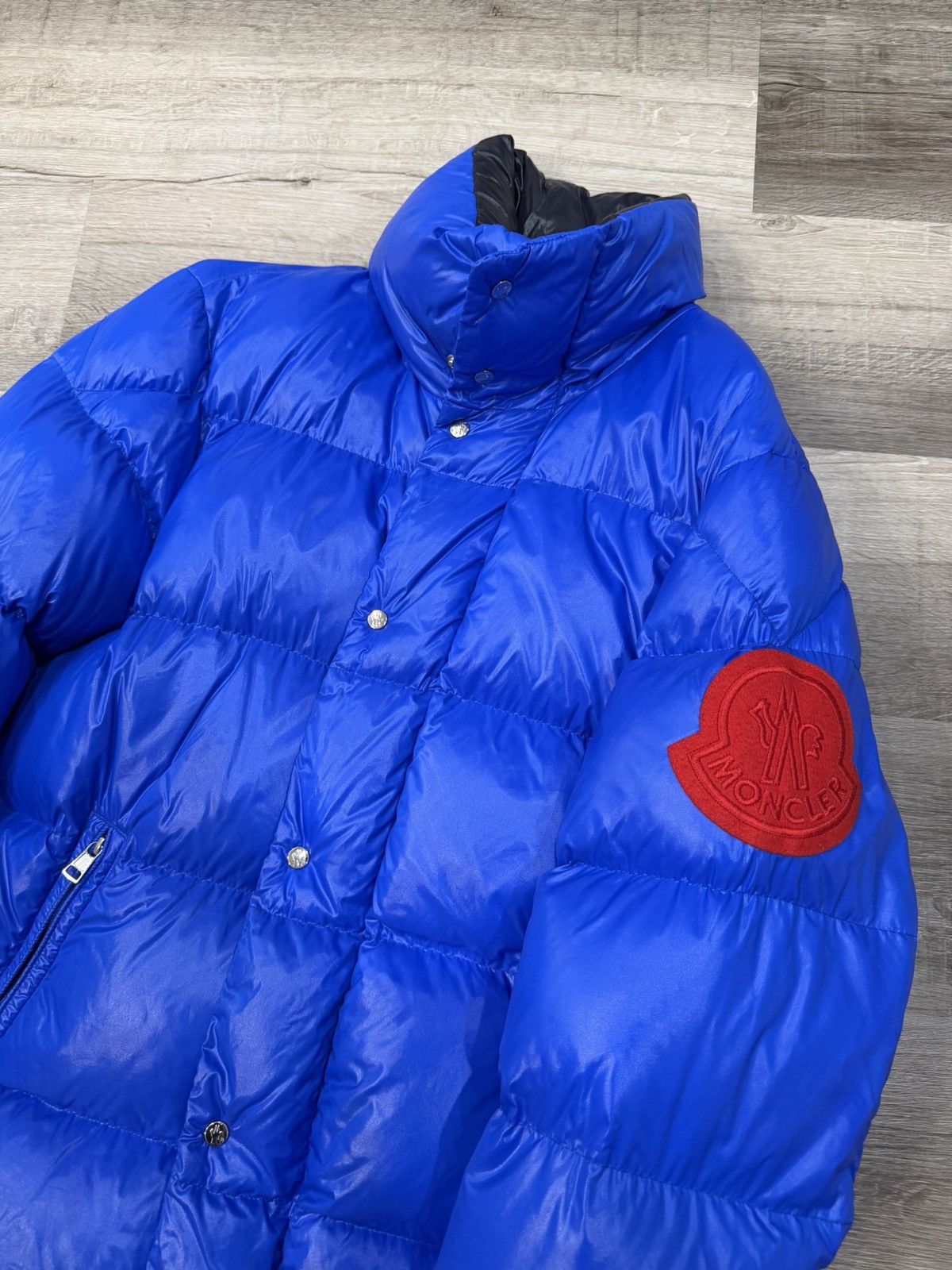 Moncler Moncler Genius Puffer Coat Blue Size 3 Size US M / EU 48-50 / 2 - 2 Thumbnail