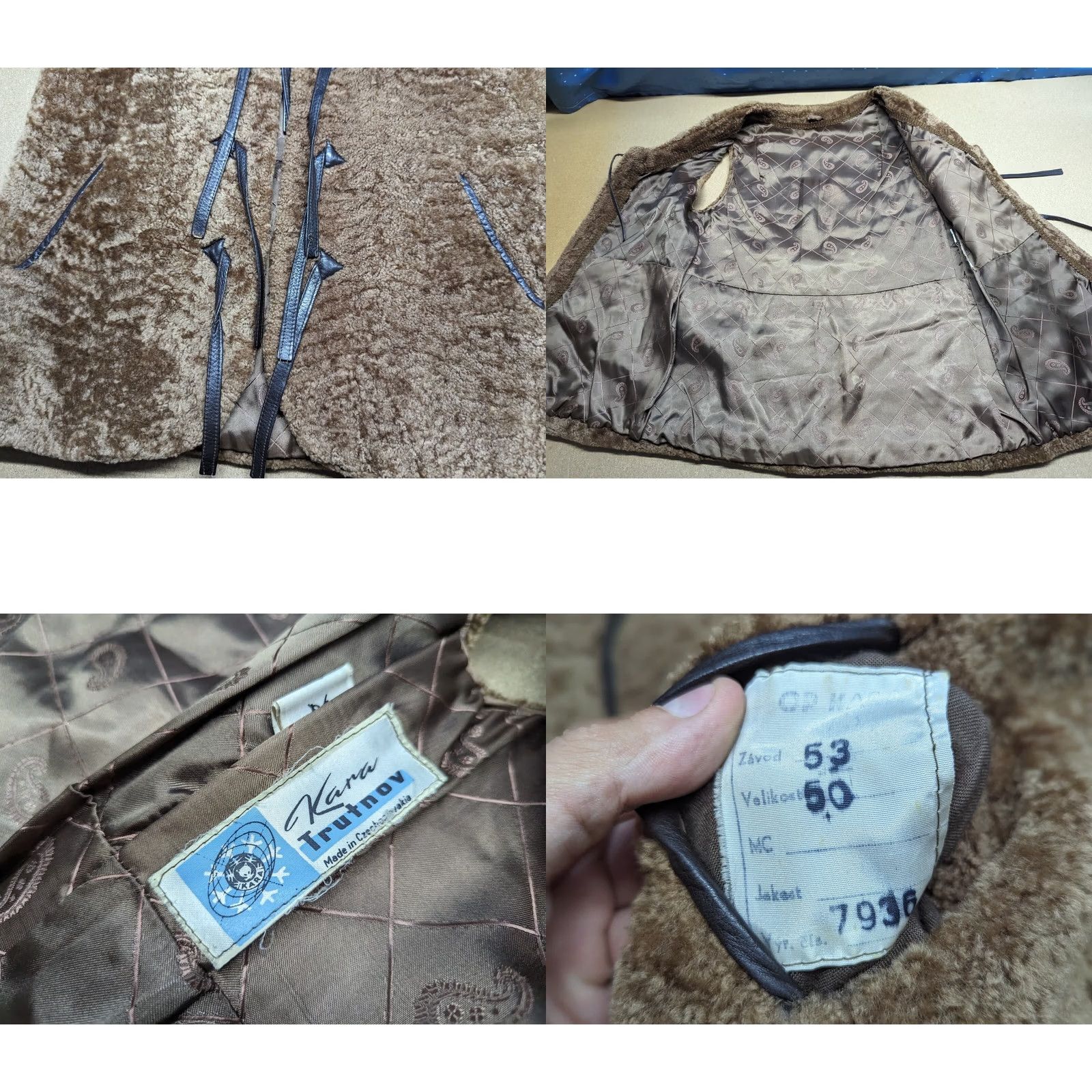KARA VINTAGE Kara Trutnov Womens Vest L Faux Fur Khaki Brown Vest Women Casual Ladies 90s 0 Size L / US 10 / IT 46 - 8 Thumbnail