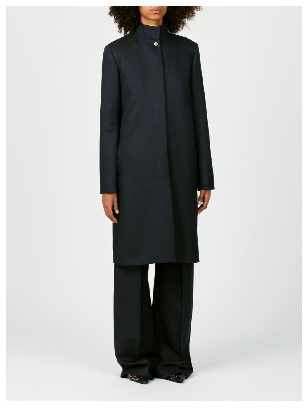 Loro Piana o1srvl11e0526 FAP1172 Danny Car Coat in Navy Blue Size L / US 10 / IT 46 - 5 Thumbnail