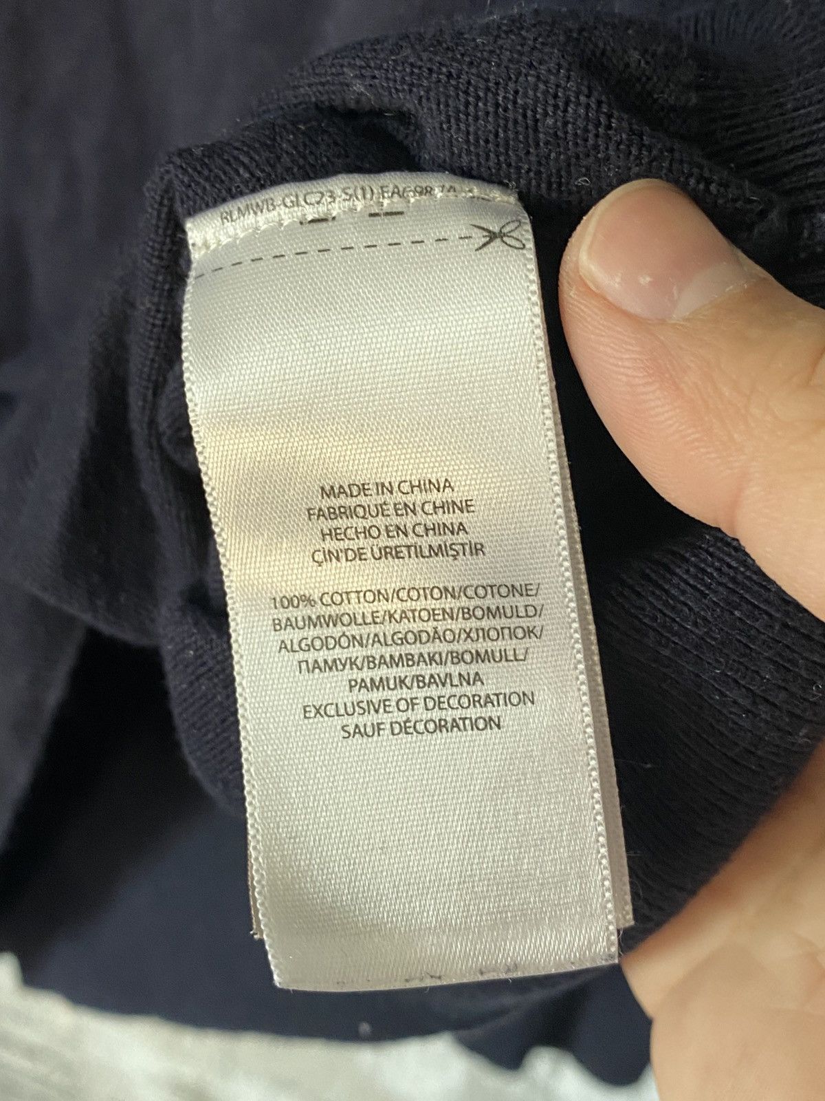 Polo Ralph Lauren × RRL Ralph Lauren × Ralph Lauren Polo Ralph Lauren Sweater Mens Dark Blue RRL Lauren Size US L / EU 52-54 / 3 - 5 Thumbnail