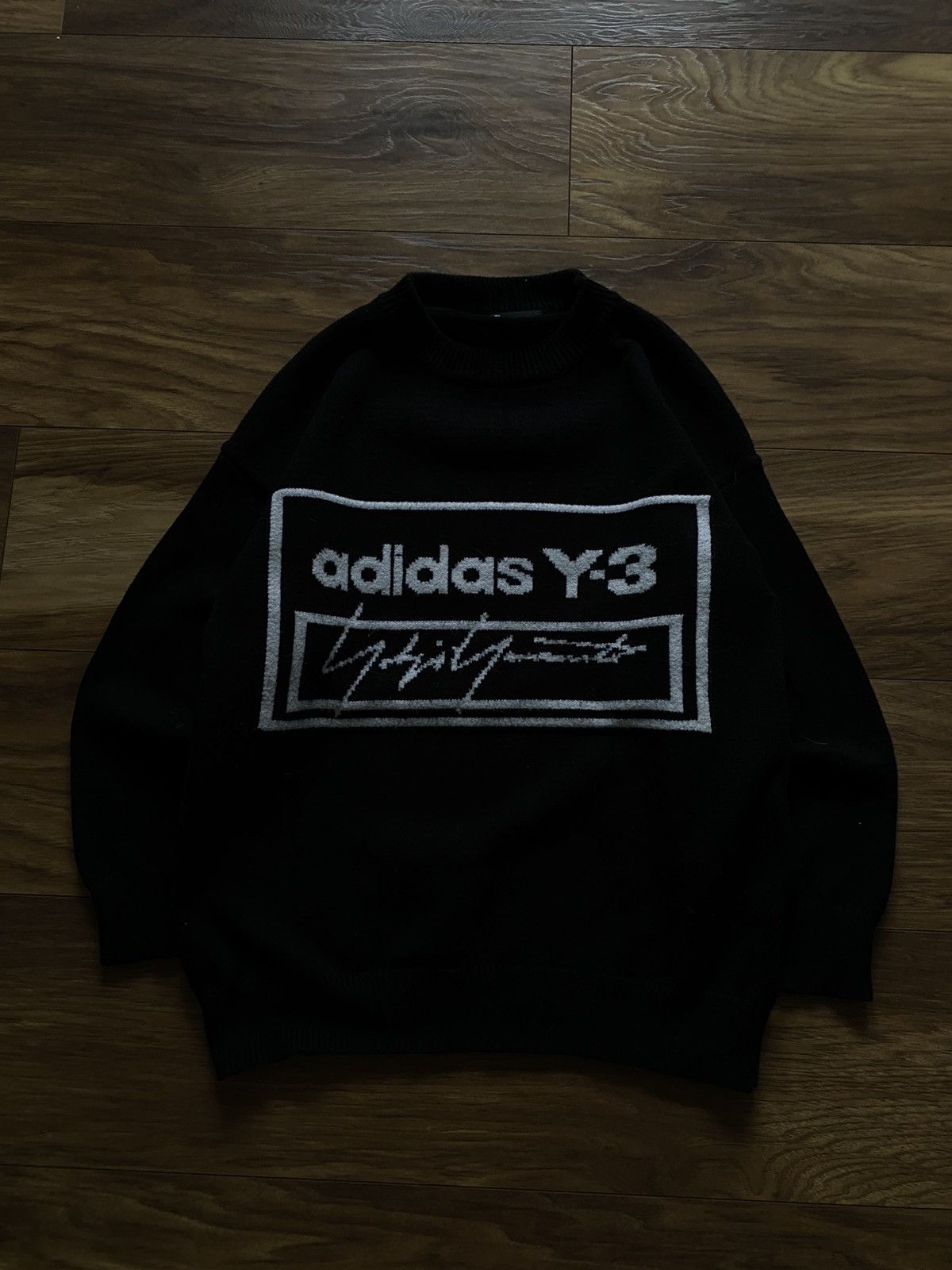 Y-3 Vintage Adidas Y-3 Knit Sweater Hype Y2k Swag Size US S / EU 44-46 / 1 - 2 Thumbnail