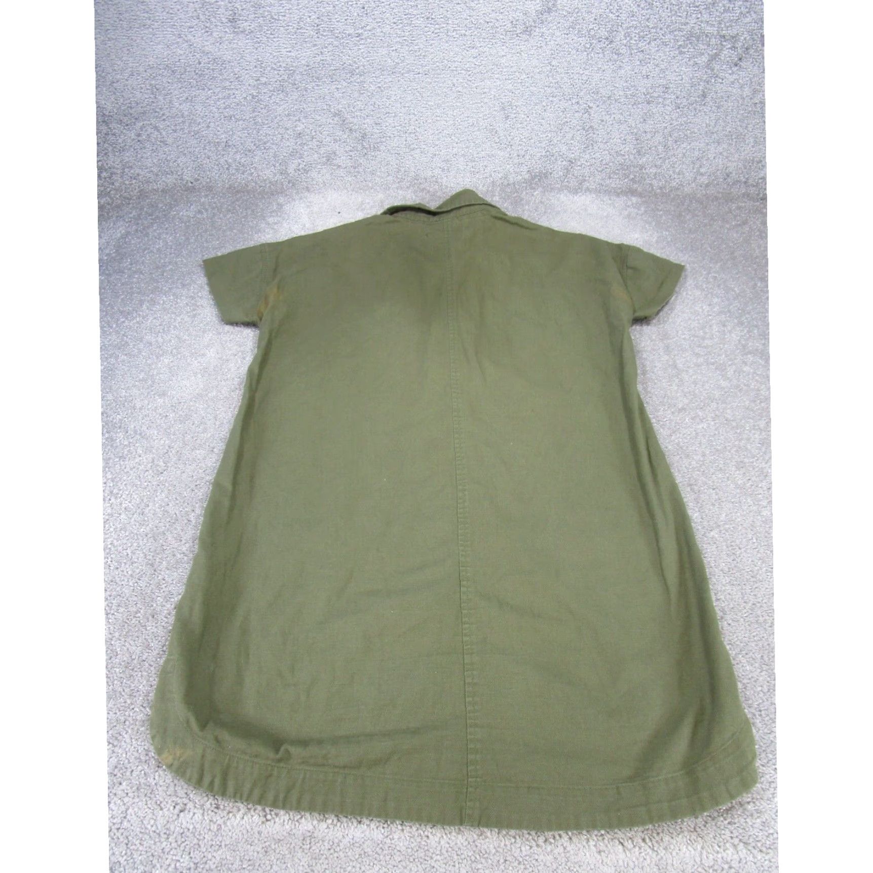 Vintage Rei Co-Op Womens Small Green Cotton Short Sleeved T-Shirt Dress XL Extra Large Size S / US 4 / IT 40 - 4 Thumbnail