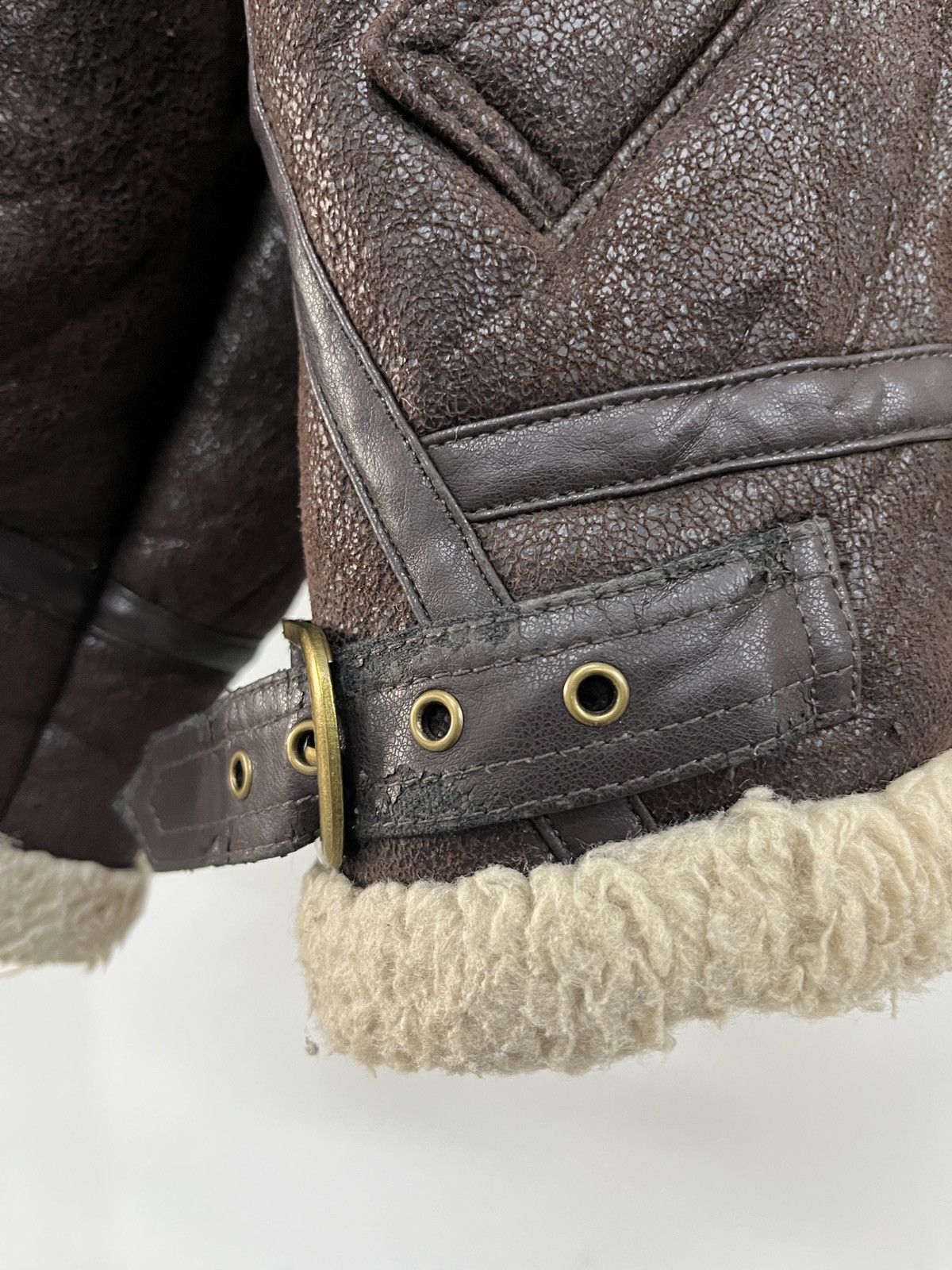 Buzz Rickson's Vintage B3 Shearling Military Faux Leather Jacket Size US M / EU 48-50 / 2 - 8 Thumbnail
