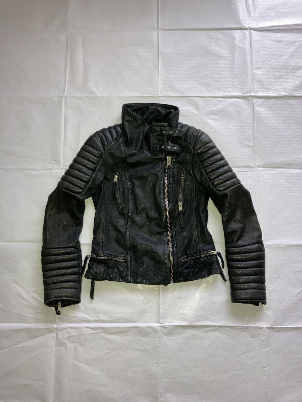 Allsaints Allsaints leather jacket Size S / US 4 / IT 40 - 1 Thumbnail