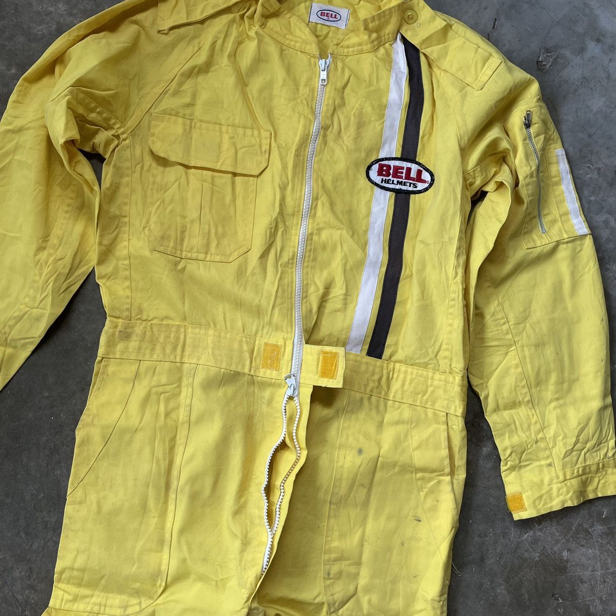 Vintage Vintage Bell helmets Racing Coveralls Workwear Jumpsui Size US 36 / EU 52 - 4 Thumbnail