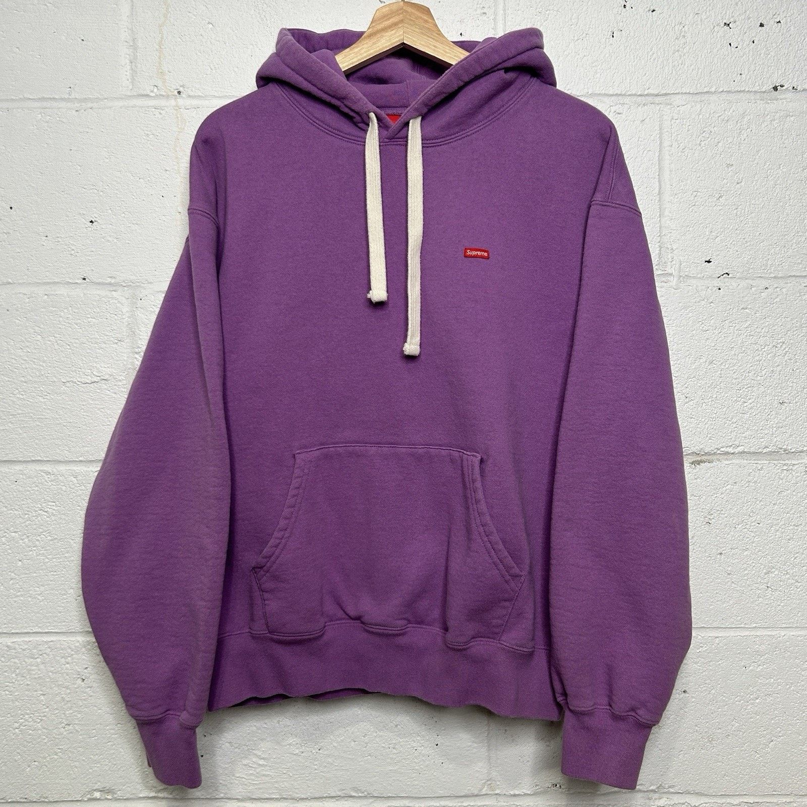 Supreme Supreme Box Logo Drawcord Hooded Sweatshirt “Purple” FW23 Size US M / EU 48-50 / 2 - 1 Thumbnail