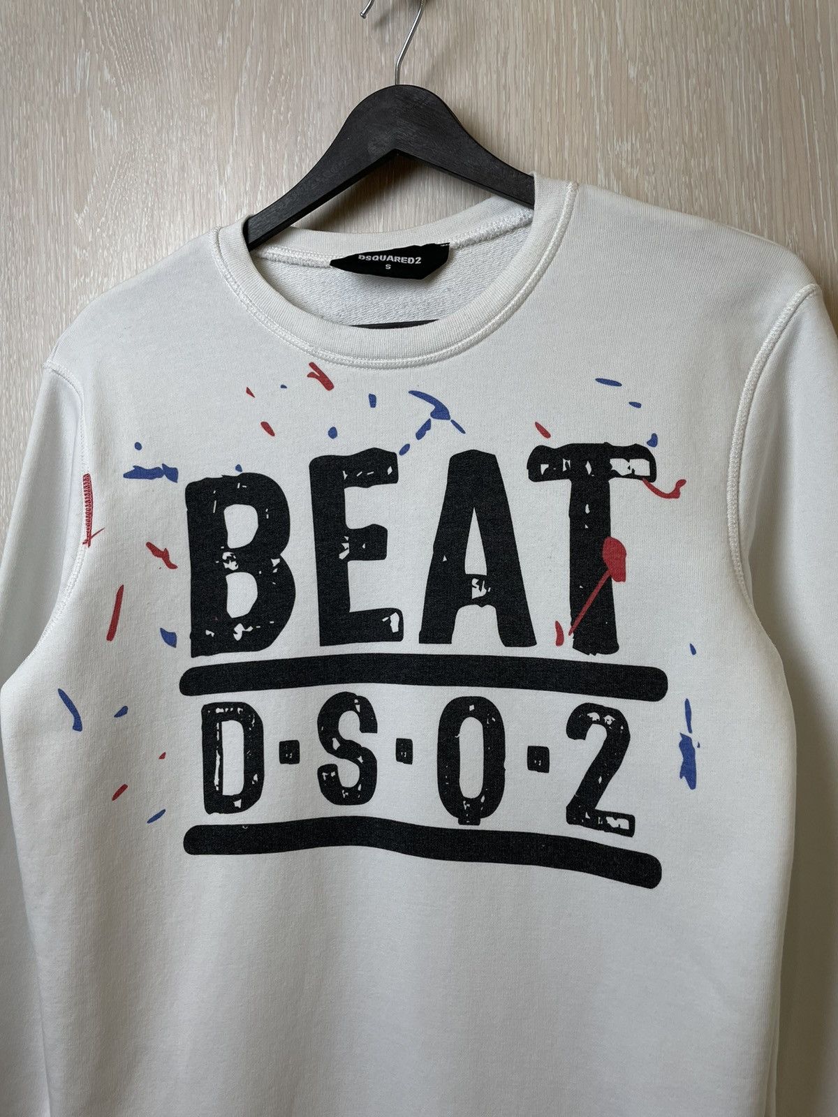 Dsquared2 × Japanese Brand Vintage Dsquared2 White Sweatshirt Size US S / EU 44-46 / 1 - 3 Thumbnail