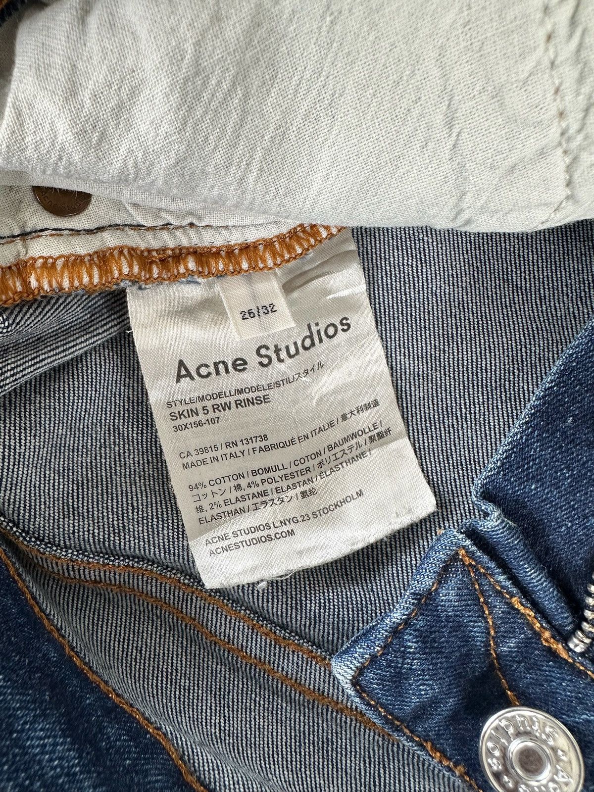 Acne Studios Acne Studios Skinny Jeans Size 26" / US 2 / IT 38 - 8 Thumbnail