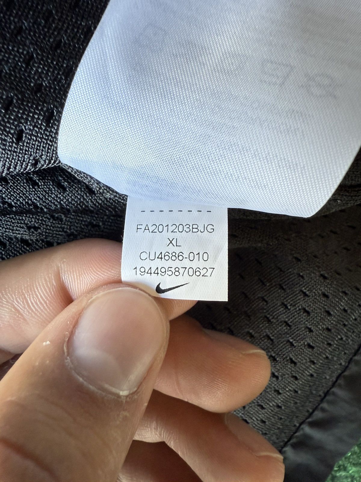 Fear of God × Nike USED NIKE X FOG X NBA CROSSOVER LOOSE S/S SHIRT SIZE XL Size US XL / EU 56 / 4 - 13 Thumbnail